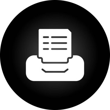 Dosya kabine simgesinin vektör illüstrasyonu