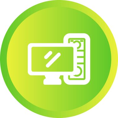 Bilgisayar web simge vektör çizim
