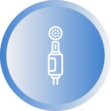 elektrik prizi simgesi. Web illüstrasyonu