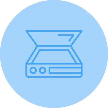Tarayıcı. Web simgesi basit illüstrasyon