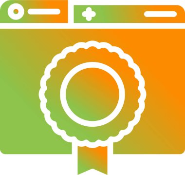 ödül simgesi web basit illüstrasyon