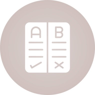 Artılar ve Eksiler web simgesi vektör illüstrasyonu