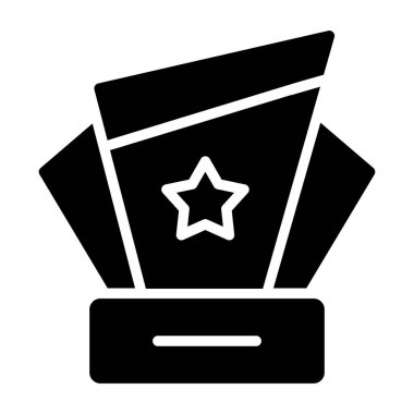 Award icon, vector illustration simple design