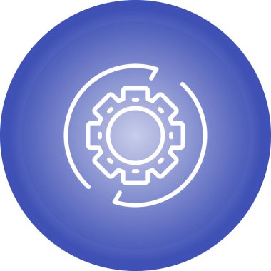 Teçhizat Web simgesi basit illüstrasyon 