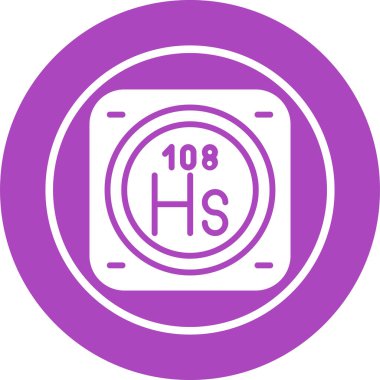 Metal kimyasal elementin web illüstrasyonu