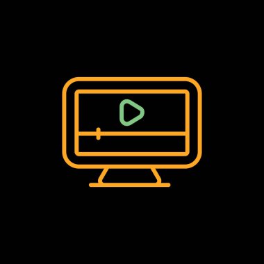 Bilgisayar web simge vektör çizim