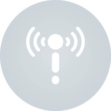 Ağ Sorun Vurucu Simgesi. Ağ Bakım Ana Hattı Vektör Simgesi. Sembol, Logo Illustration. Vektör Grafikleri