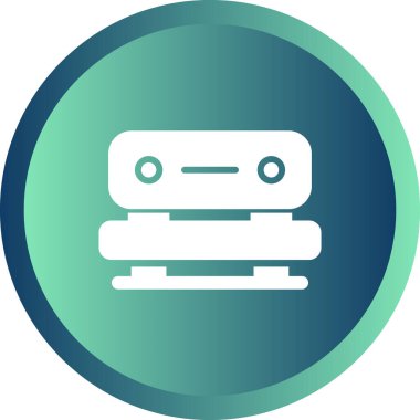 bank simgesi, vektör illüstrasyonu basit tasarım