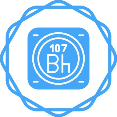 Metal kimyasal elementin web illüstrasyonu