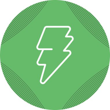 yıldırım cıvata kutsal kişilerin resmi, vektör çizim