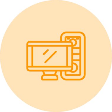 Bilgisayar web simge vektör çizim