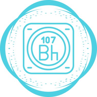 Metal kimyasal elementin web illüstrasyonu