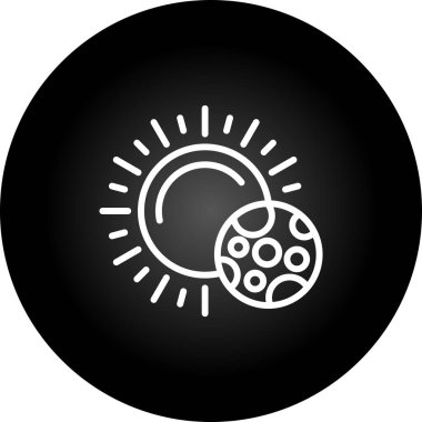 güneş web simgesi basit tasarım 