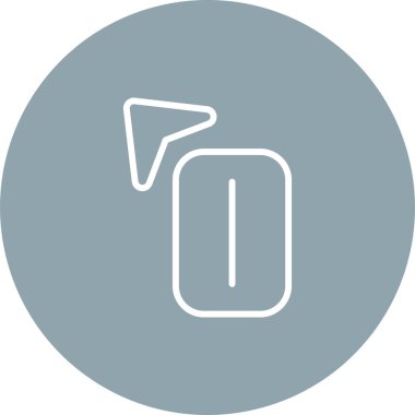 ok simgesi, vektör illüstrasyonu  