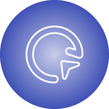 Yeniden yükleme simgesinin vektör çizimi 