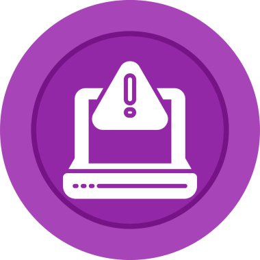 Uyarı, uyarı simgesi vektör illüstrasyonu 