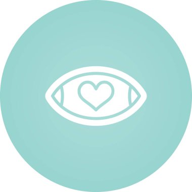 vektör illüstrasyonu, Aşk simgesi ögesi