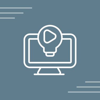 Bilgisayar web simge vektör çizim