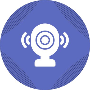 Beyaz Arkaplanda Bebek İzleyici Vektör Simgesi