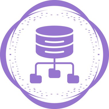 Büyük Veri Analizi vektör resimleme simgesi