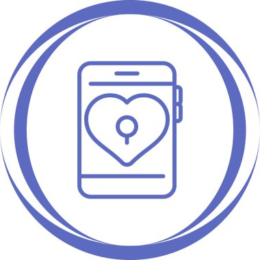 akıllı telefon simgesi, vektör illüstrasyonu basit tasarım