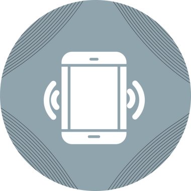 Akıllı telefon. Web simgesi basit illüstrasyon 