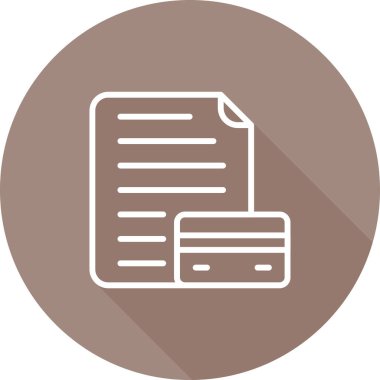 Kredi Raporunun vektör illüstrasyonu Modern simge