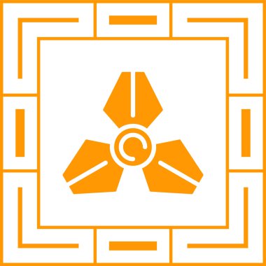 Lander web vektör simgesi, illüstrasyon 