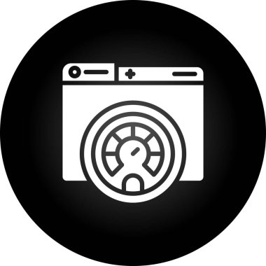 performans web simgesi, vektör illüstrasyonu