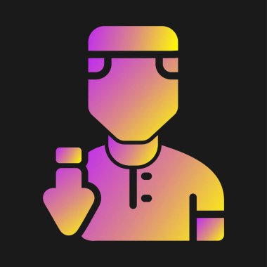 user icon, vector illustration simple design