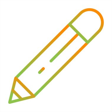 Kalem. Web simgesi basit illüstrasyon 