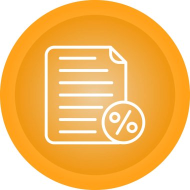 belge simgesi, vektör illüstrasyonu basit tasarım