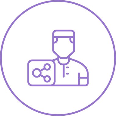 user icon, vector illustration simple design