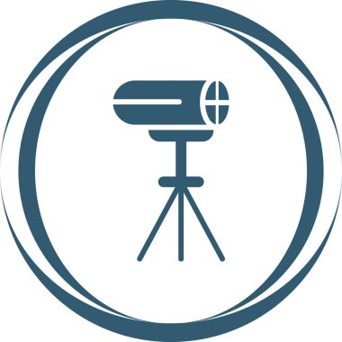 Rüzgar Makinesi simgesi, vektör illüstrasyonu 