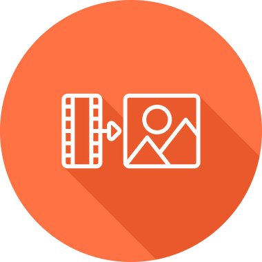 Görüntü simgesi, vektör illüstrasyonu