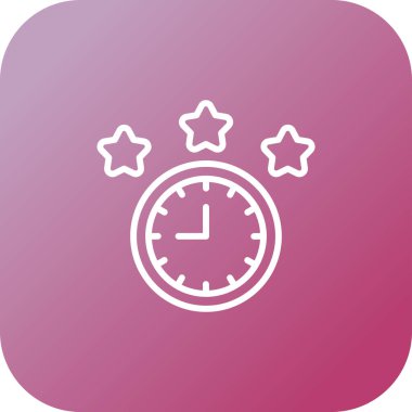 Zaman Çizgisi Web simgesi vektör çizimi