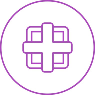 Web tasarımı için kenar simgesi, ayırıcı satır vektör işareti 