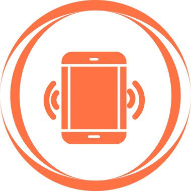 Akıllı telefon. Web simgesi basit illüstrasyon 