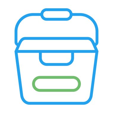 Taşınabilir su kabı vektör çizimi 