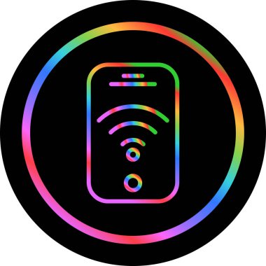 Kablosuz Bağlantı, Wi-Fi sinyal vektör simgesi