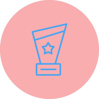 Award icon, vector illustration simple design
