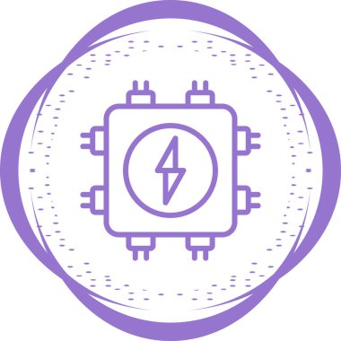 Bağlantı Kutusu simgesi, vektör illüstrasyonu basit tasarım