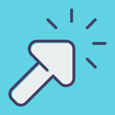 Simge, vektör illüstrasyonu basit tasarımı seç