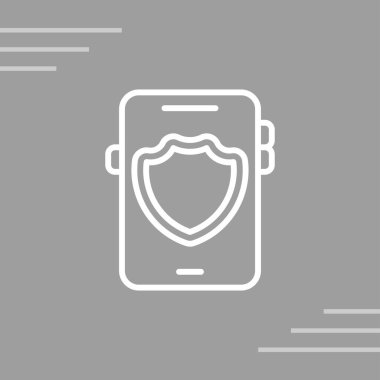 akıllı telefon web simgesi vektör çizimi 