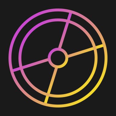 Disk simgesi vektör illüstrasyonunu sıkıştır