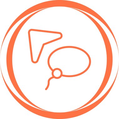 Kement simgesi, vektör illüstrasyonu basit tasarım