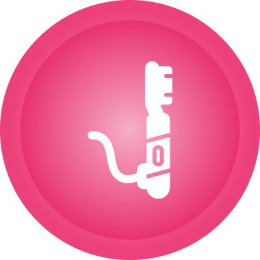 Elektrikli diş fırçası web simgesi, vektör illüstrasyonu