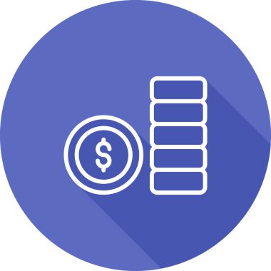 Bozukluklar. Web simgesi basit illüstrasyon