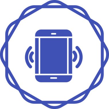 Akıllı telefon. Web simgesi basit illüstrasyon 