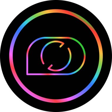 Yenile. Web simgesi basit illüstrasyon